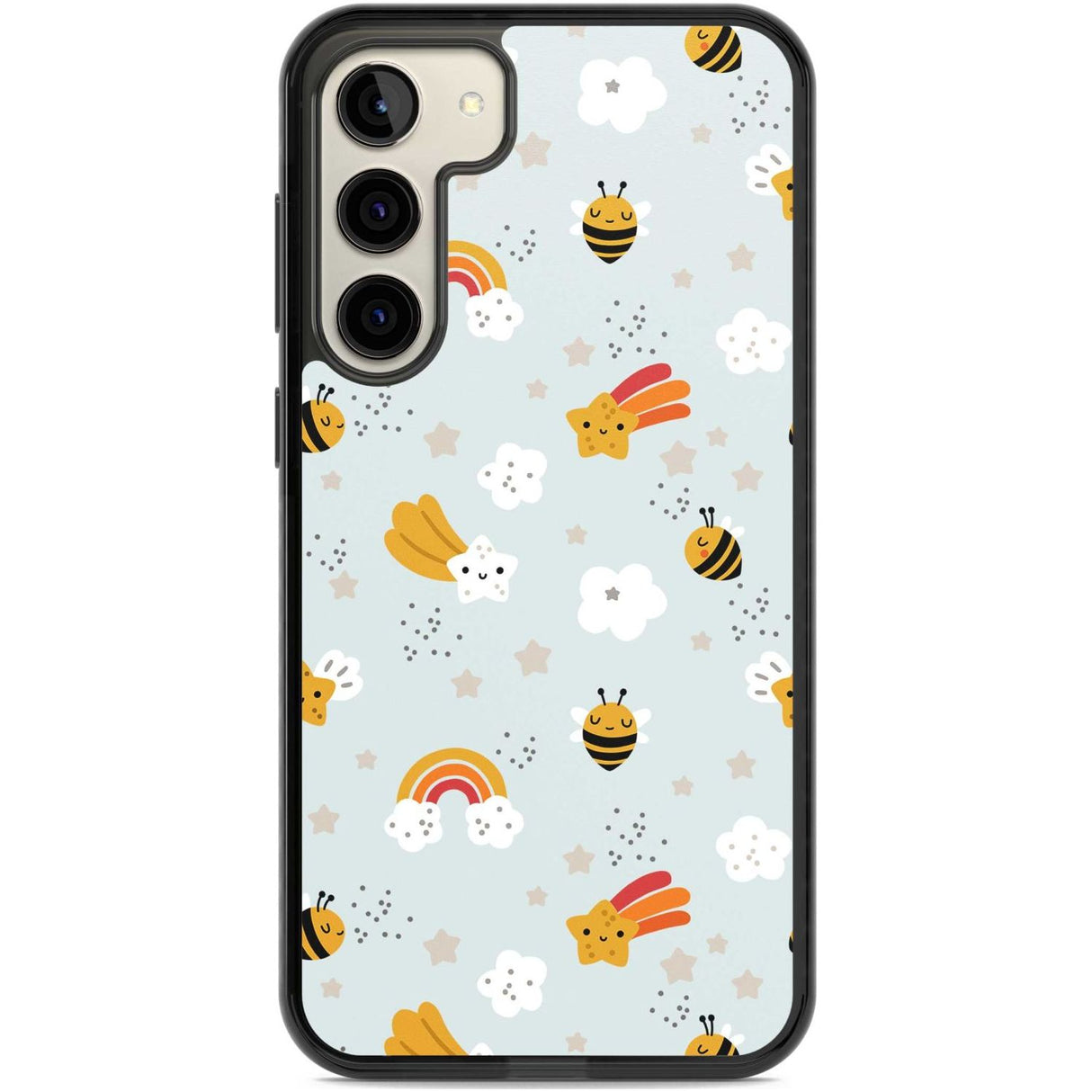 Sweet As Honey Patterns: Bees & Rainbows