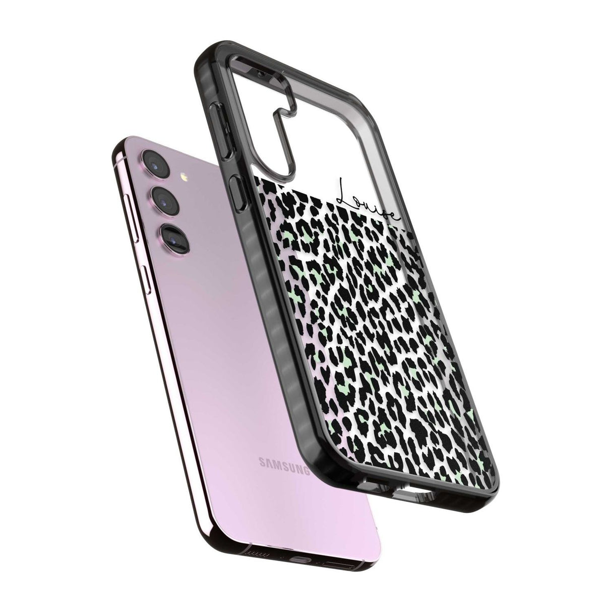 Personalised Seafoam Green & Cursive Leopard Spots Custom Phone Case iPhone 15 Pro Max / Black Impact Case,iPhone 15 Plus / Black Impact Case,iPhone 15 Pro / Black Impact Case,iPhone 15 / Black Impact Case,iPhone 15 Pro Max / Impact Case,iPhone 15 Plus / Impact Case,iPhone 15 Pro / Impact Case,iPhone 15 / Impact Case,iPhone 15 Pro Max / Magsafe Black Impact Case,iPhone 15 Plus / Magsafe Black Impact Case,iPhone 15 Pro / Magsafe Black Impact Case,iPhone 15 / Magsafe Black Impact Case,iPhone 14 Pro Max / Blac