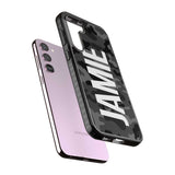 Personalised Vertical Name Black Camouflage Custom Phone Case iPhone 15 Pro Max / Black Impact Case,iPhone 15 Plus / Black Impact Case,iPhone 15 Pro / Black Impact Case,iPhone 15 / Black Impact Case,iPhone 15 Pro Max / Impact Case,iPhone 15 Plus / Impact Case,iPhone 15 Pro / Impact Case,iPhone 15 / Impact Case,iPhone 15 Pro Max / Magsafe Black Impact Case,iPhone 15 Plus / Magsafe Black Impact Case,iPhone 15 Pro / Magsafe Black Impact Case,iPhone 15 / Magsafe Black Impact Case,iPhone 14 Pro Max / Black Impac