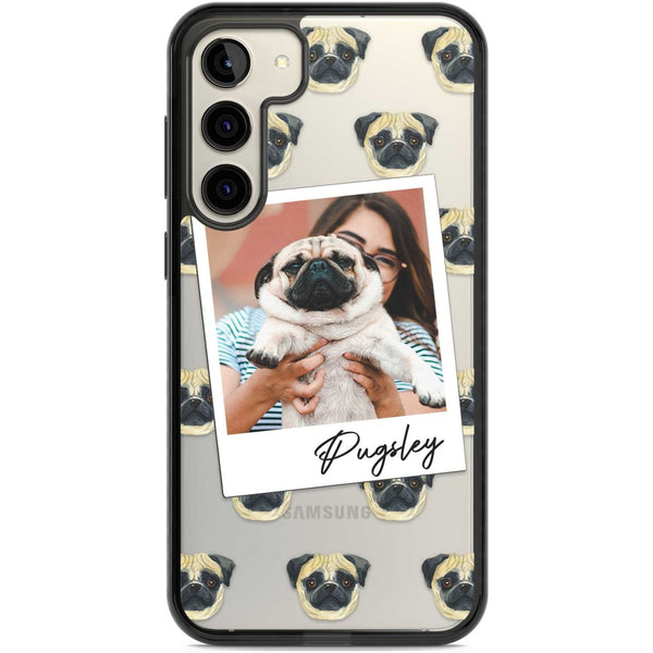 Personalised Pug Instant Camera Photo