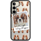 Personalised Cavalier King Charles - Dog Photo Custom Phone Case Samsung S22 Plus / Black Impact Case,Samsung S23 Plus / Black Impact Case Blanc Space