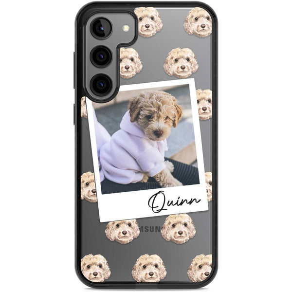 Personalised Cream Cockapoo Instant Camera Photo