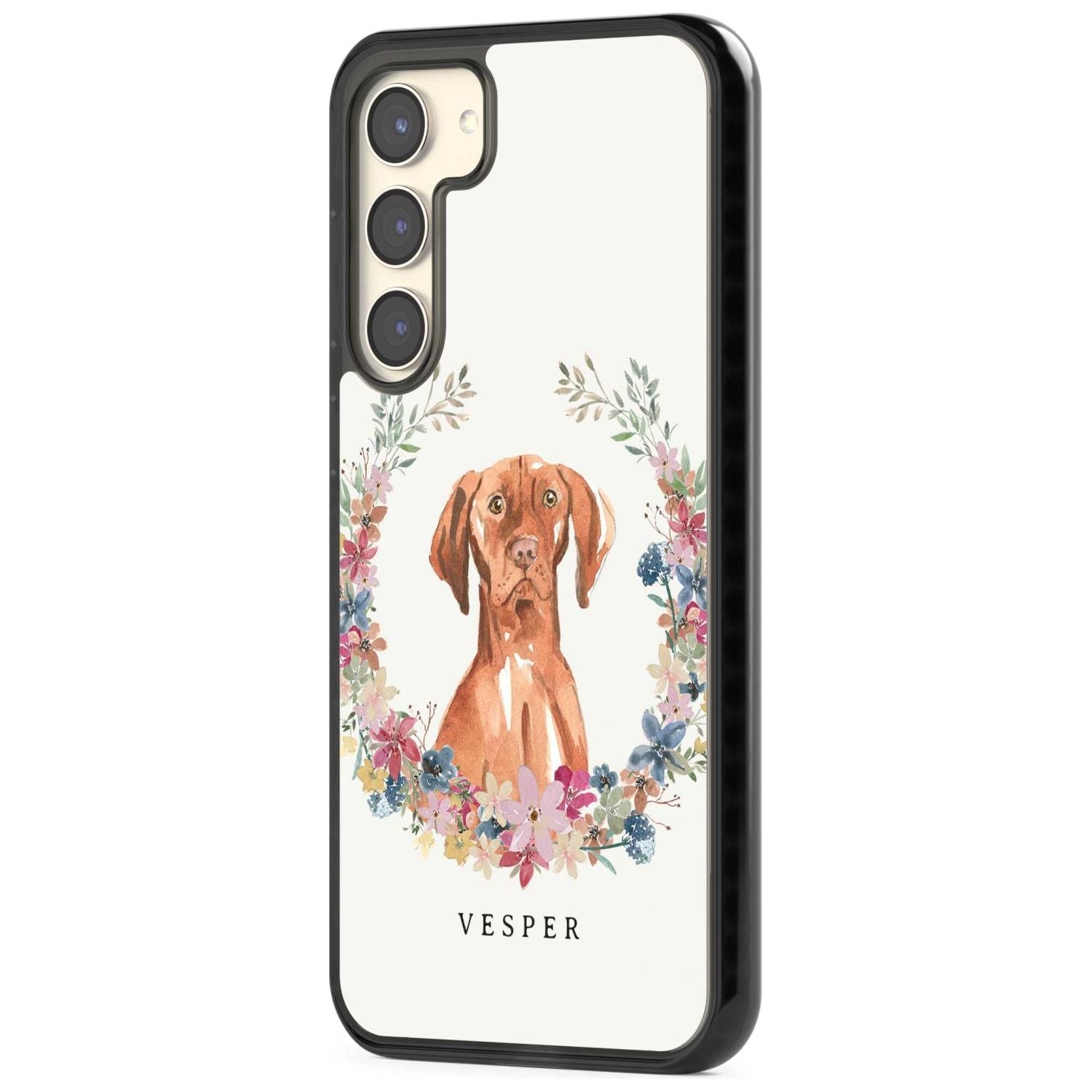 Personalised Hungarian Vizsla - Watercolour Dog Portrait