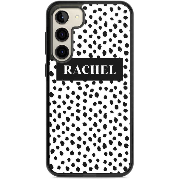 Personalised Black Dot Pattern