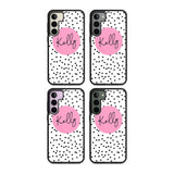 Personalised Pink Circle & Dots Custom Phone Case iPhone 15 Pro Max / Black Impact Case,iPhone 15 Plus / Black Impact Case,iPhone 15 Pro / Black Impact Case,iPhone 15 / Black Impact Case,iPhone 15 Pro Max / Impact Case,iPhone 15 Plus / Impact Case,iPhone 15 Pro / Impact Case,iPhone 15 / Impact Case,iPhone 15 Pro Max / Magsafe Black Impact Case,iPhone 15 Plus / Magsafe Black Impact Case,iPhone 15 Pro / Magsafe Black Impact Case,iPhone 15 / Magsafe Black Impact Case,iPhone 14 Pro Max / Black Impact Case,iPhon