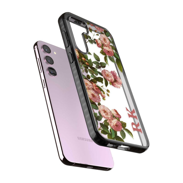 Personalised Clear Vintage Floral Pink Garden Roses Custom Phone Case iPhone 15 Pro Max / Black Impact Case,iPhone 15 Plus / Black Impact Case,iPhone 15 Pro / Black Impact Case,iPhone 15 / Black Impact Case,iPhone 15 Pro Max / Impact Case,iPhone 15 Plus / Impact Case,iPhone 15 Pro / Impact Case,iPhone 15 / Impact Case,iPhone 15 Pro Max / Magsafe Black Impact Case,iPhone 15 Plus / Magsafe Black Impact Case,iPhone 15 Pro / Magsafe Black Impact Case,iPhone 15 / Magsafe Black Impact Case,iPhone 14 Pro Max / Bla