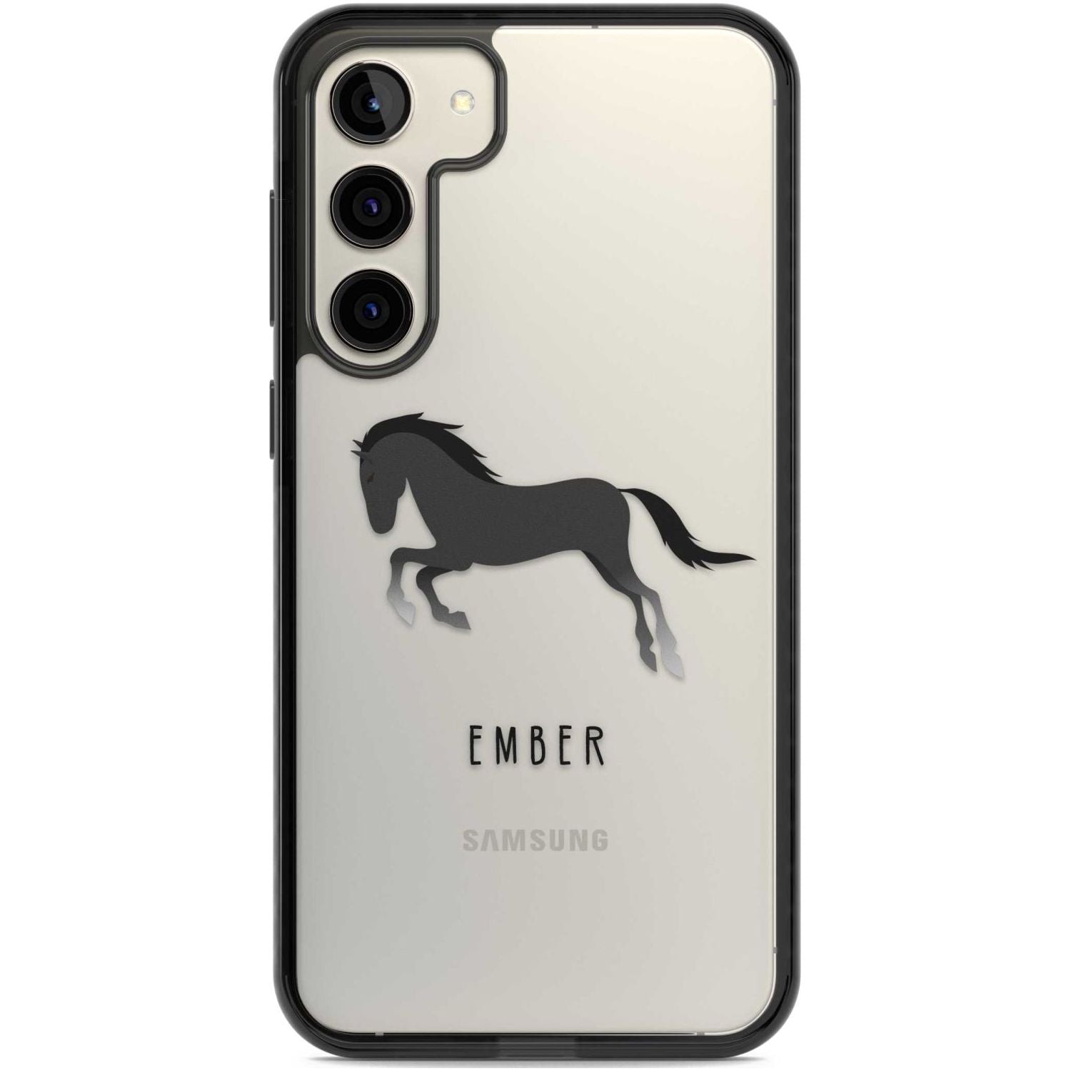 Personalised Black Horse