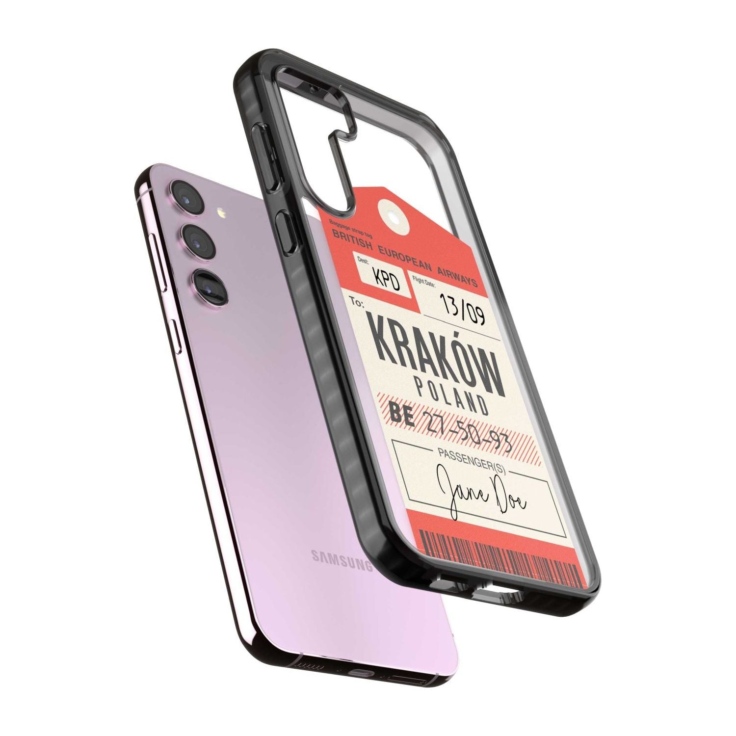 Personalised Vintage BEA Luggage Tag
