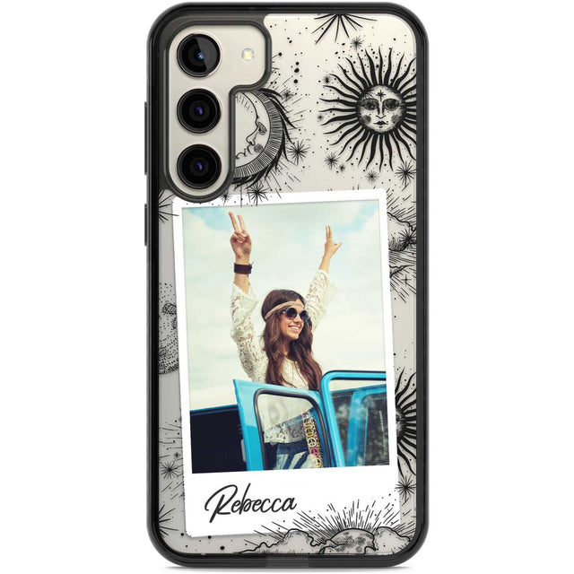 Personalised Astrology Instant Photo Custom Phone Case Samsung S22 Plus / Black Impact Case,Samsung S23 Plus / Black Impact Case Blanc Space