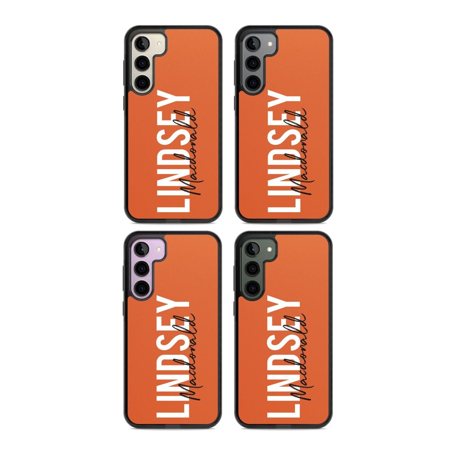 Personalised Bold Name: Orange