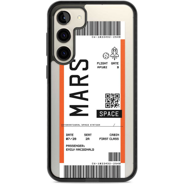 Personalised Mars Travel Ticket