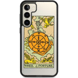 Personalised Wheel of Fortune Tarot Card - Colour Phone Case Samsung S22 Plus / Black Impact Case,Samsung S23 Plus / Black Impact Case Blanc Space