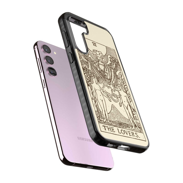 Personalised The Lovers Tarot Card - Solid Cream Custom Phone Case iPhone 15 Pro Max / Black Impact Case,iPhone 15 Plus / Black Impact Case,iPhone 15 Pro / Black Impact Case,iPhone 15 / Black Impact Case,iPhone 15 Pro Max / Impact Case,iPhone 15 Plus / Impact Case,iPhone 15 Pro / Impact Case,iPhone 15 / Impact Case,iPhone 15 Pro Max / Magsafe Black Impact Case,iPhone 15 Plus / Magsafe Black Impact Case,iPhone 15 Pro / Magsafe Black Impact Case,iPhone 15 / Magsafe Black Impact Case,iPhone 14 Pro Max / Black 