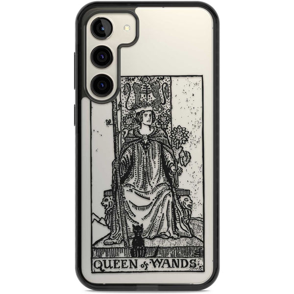 Personalised Queen Of Wands Tarot Card (Clear)