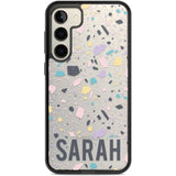 Personalised Terrazzo - Pink, Purple, Blue Custom Phone Case Samsung S22 Plus / Black Impact Case,Samsung S23 Plus / Black Impact Case Blanc Space