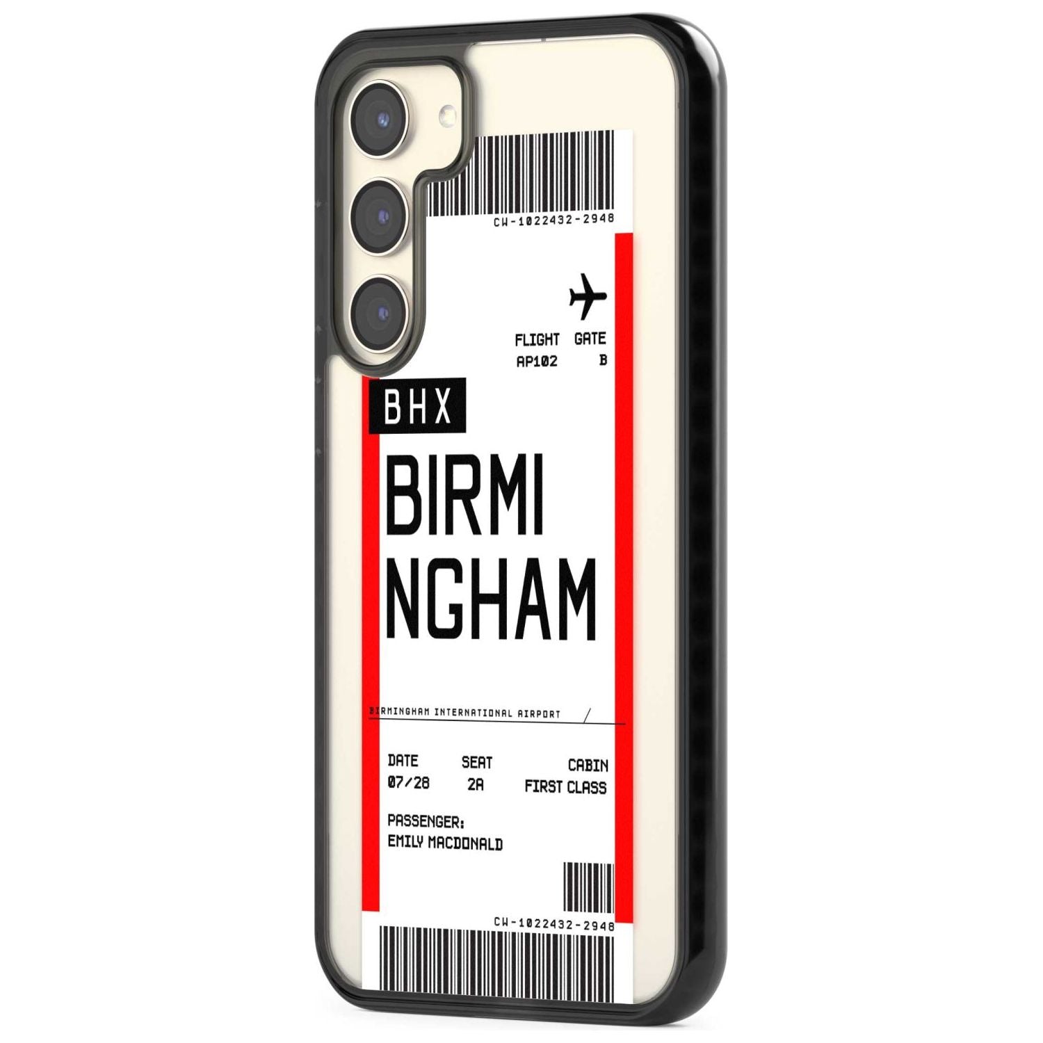 Personalised Birmingham Boarding Pass