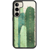 Large Cacti Mix Design Phone Case Samsung S22 Plus / Black Impact Case,Samsung S23 Plus / Black Impact Case Blanc Space