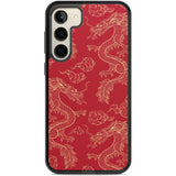 Red and Gold Dragon Pattern