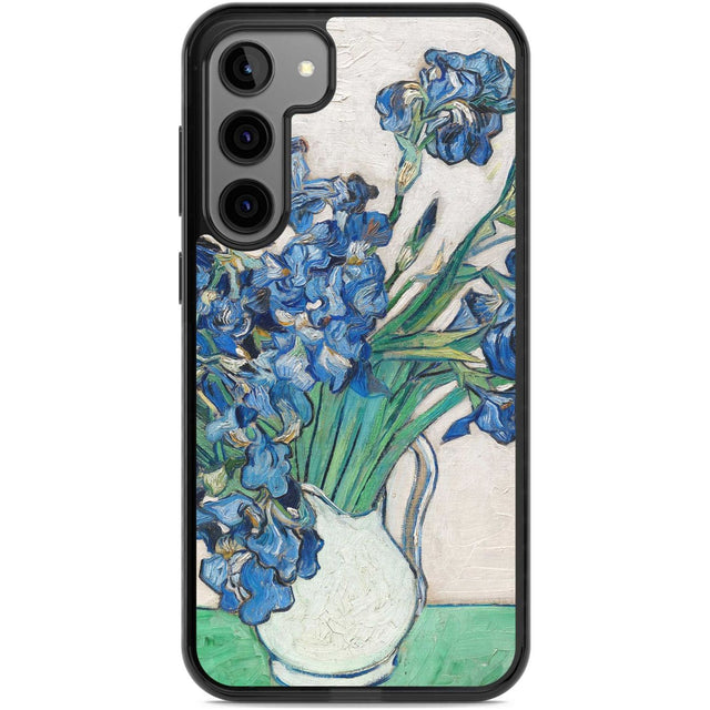Irises by Vincent Van Gogh Phone Case Samsung S22 Plus / Black Impact Case,Samsung S23 Plus / Black Impact Case Blanc Space