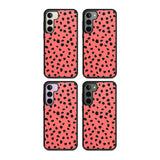 Black on Salmon Pink Dalmatian Polka Dot Spots Phone Case iPhone 15 Pro Max / Black Impact Case,iPhone 15 Plus / Black Impact Case,iPhone 15 Pro / Black Impact Case,iPhone 15 / Black Impact Case,iPhone 15 Pro Max / Impact Case,iPhone 15 Plus / Impact Case,iPhone 15 Pro / Impact Case,iPhone 15 / Impact Case,iPhone 15 Pro Max / Magsafe Black Impact Case,iPhone 15 Plus / Magsafe Black Impact Case,iPhone 15 Pro / Magsafe Black Impact Case,iPhone 15 / Magsafe Black Impact Case,iPhone 14 Pro Max / Black Impact Ca