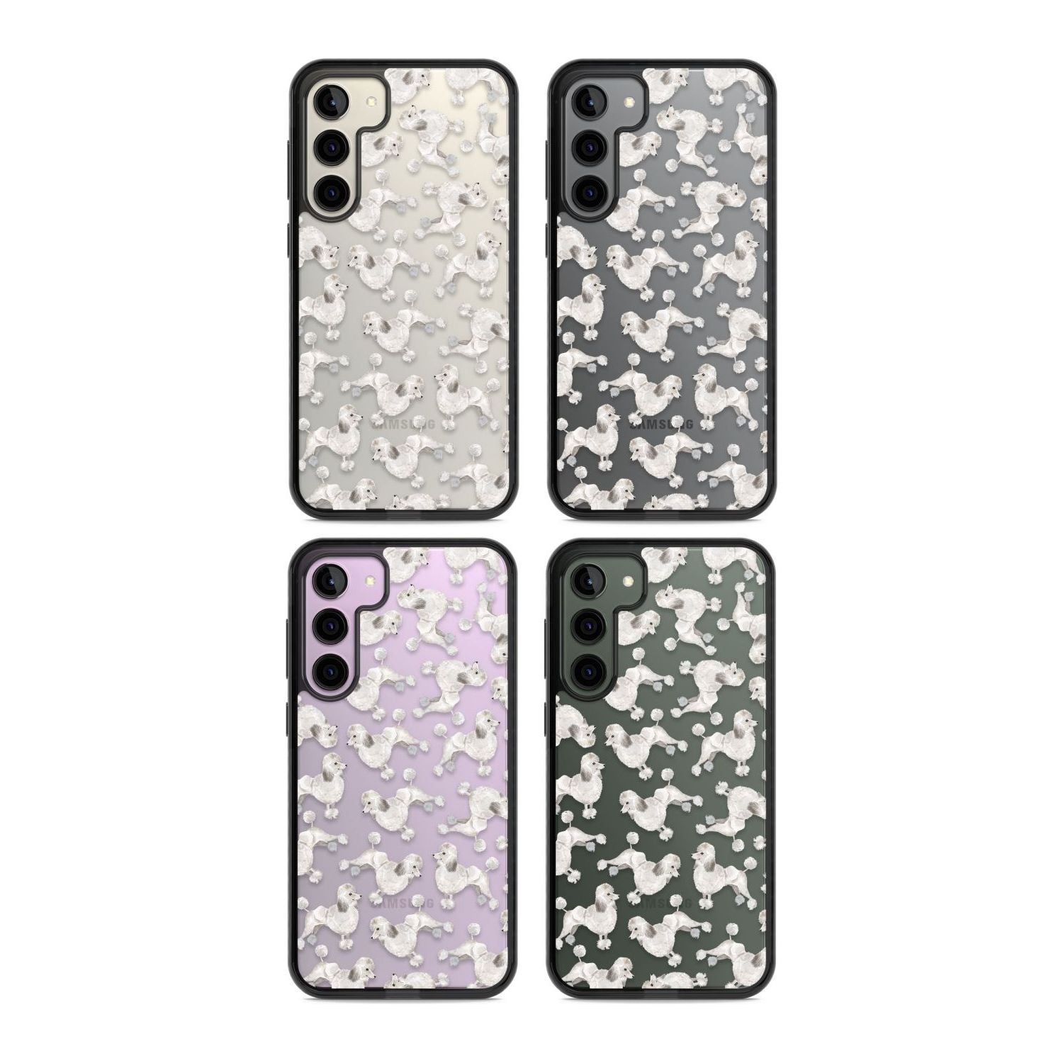Poodle Watercolor Pattern