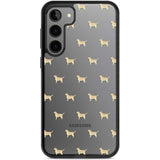 Tan Labrador Dog Pattern Clear