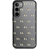 English Springer Spaniel Dog Pattern Clear Phone Case Samsung S22 Plus / Black Impact Case,Samsung S23 Plus / Black Impact Case Blanc Space