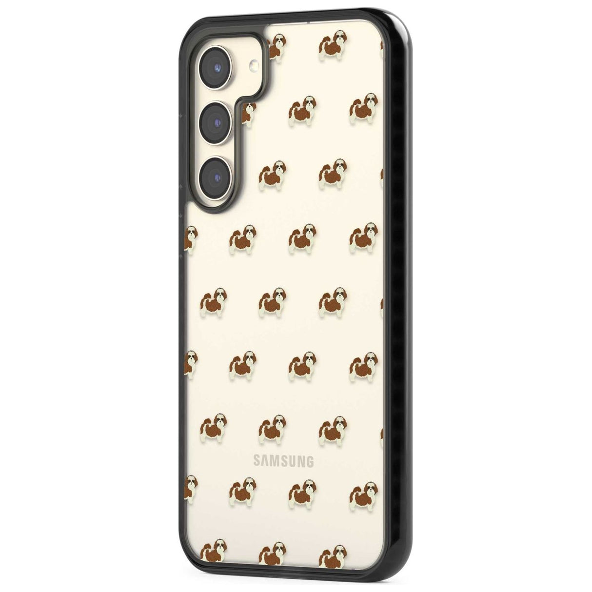 Shih Tzu Dog Pattern Clear