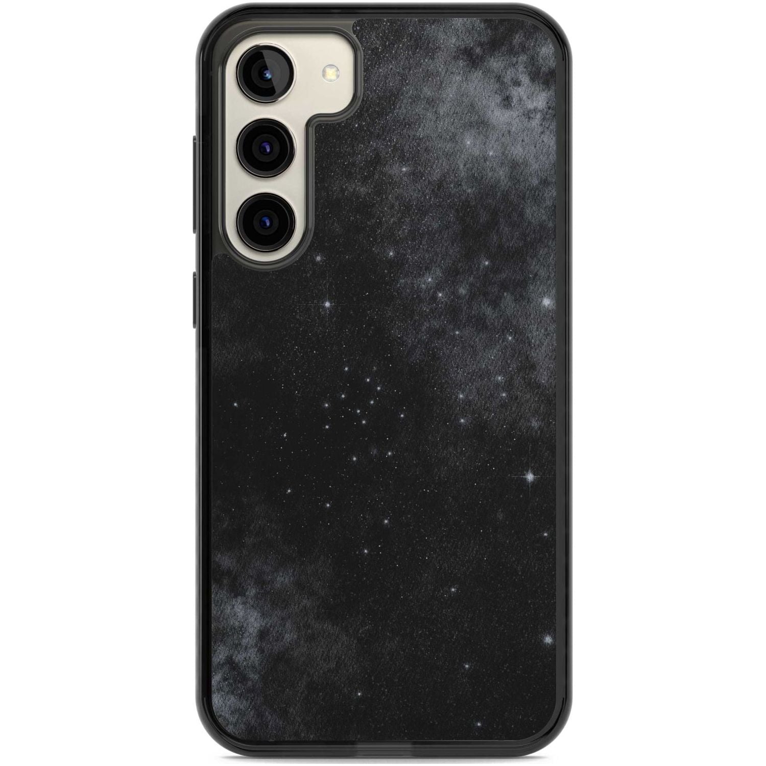 Night Sky Galaxies: Shimmering Stars Phone Case Samsung S22 Plus / Black Impact Case,Samsung S23 Plus / Black Impact Case Blanc Space