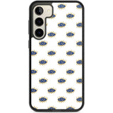 Gold Eyes Psychedelic Eyes Pattern Phone Case Samsung S22 Plus / Black Impact Case,Samsung S23 Plus / Black Impact Case Blanc Space