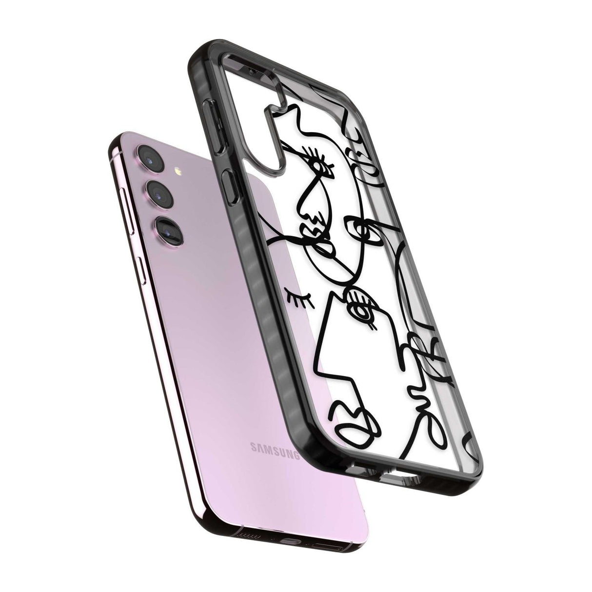 Abstract Continuous Line Faces Black on Clear Phone Case iPhone 15 Pro Max / Black Impact Case,iPhone 15 Plus / Black Impact Case,iPhone 15 Pro / Black Impact Case,iPhone 15 / Black Impact Case,iPhone 15 Pro Max / Impact Case,iPhone 15 Plus / Impact Case,iPhone 15 Pro / Impact Case,iPhone 15 / Impact Case,iPhone 15 Pro Max / Magsafe Black Impact Case,iPhone 15 Plus / Magsafe Black Impact Case,iPhone 15 Pro / Magsafe Black Impact Case,iPhone 15 / Magsafe Black Impact Case,iPhone 14 Pro Max / Black Impact Cas