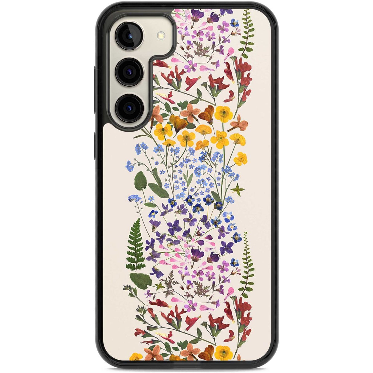 Wildflower Stripe Design - Cream