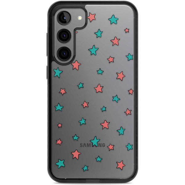 Blue Heartstopper Stars Pattern