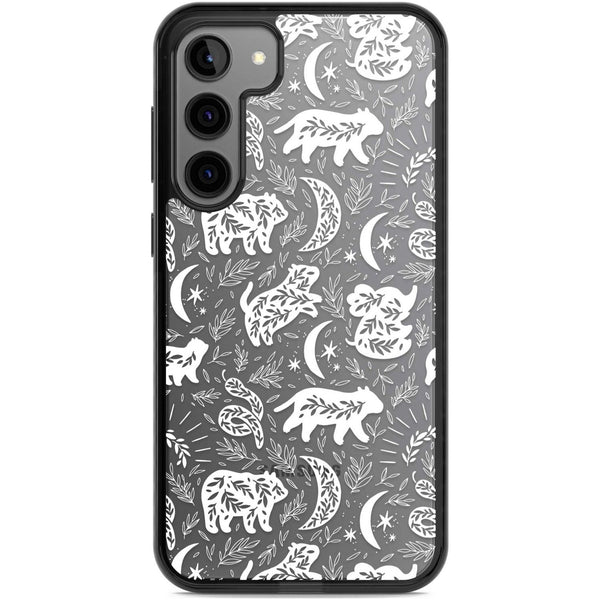 Forest Animal Silhouettes: White/Clear