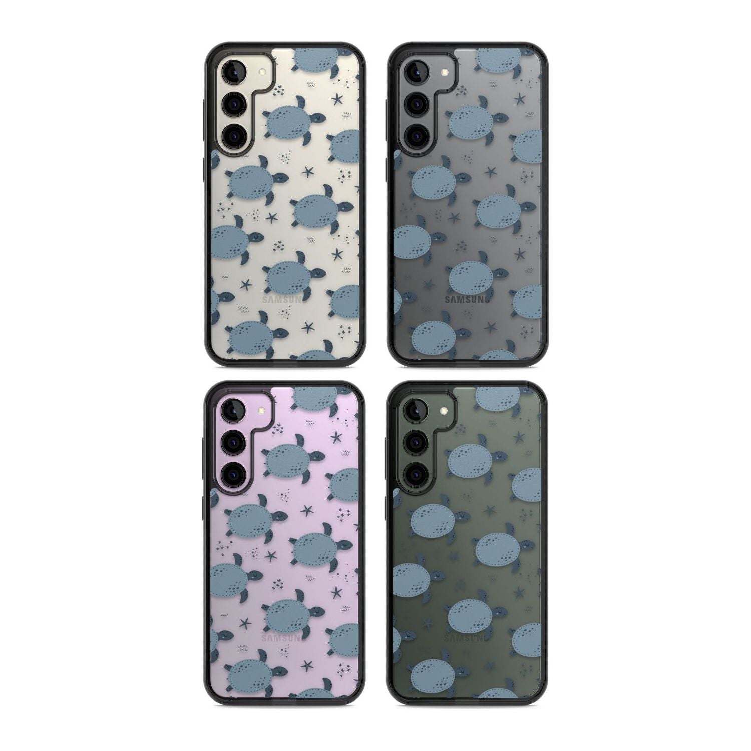 Under The Sea Patterns Sea Turtles (Clear)