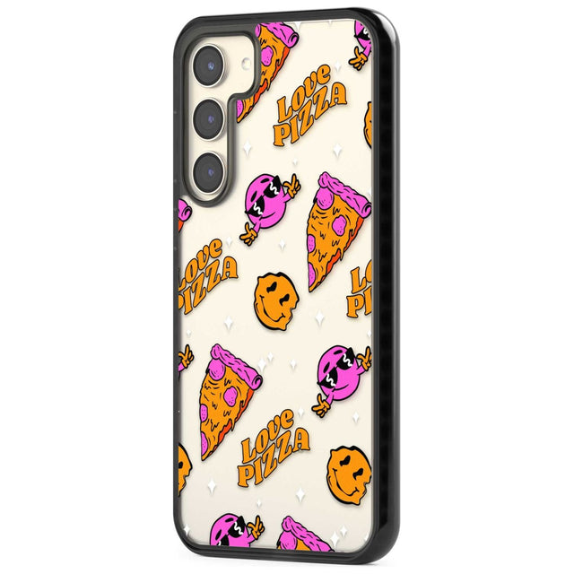 Psychedelic Love Pizza Pattern (Clear)