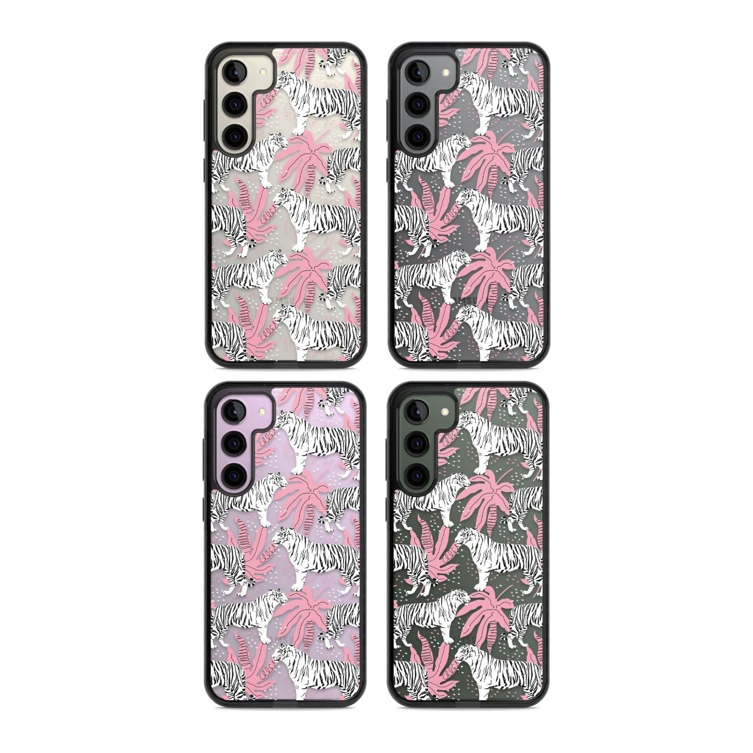 Pink & White Tropical Tigers