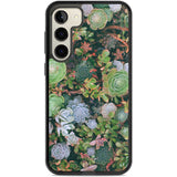 Colourful Succulents Phone Case Samsung S22 Plus / Black Impact Case,Samsung S23 Plus / Black Impact Case Blanc Space