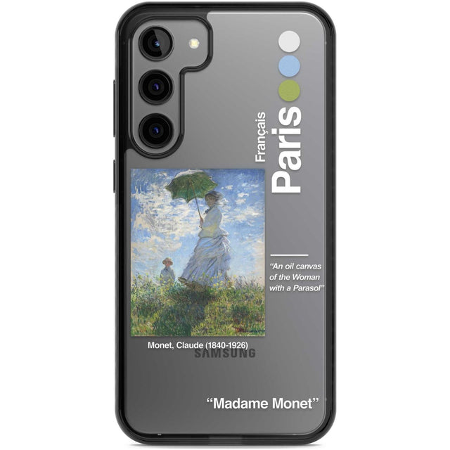 Madame Monet and Her Son Phone Case Samsung S22 Plus / Black Impact Case,Samsung S23 Plus / Black Impact Case Blanc Space