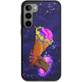 Interdimensional Ice Cream Phone Case Samsung S22 Plus / Black Impact Case,Samsung S23 Plus / Black Impact Case Blanc Space