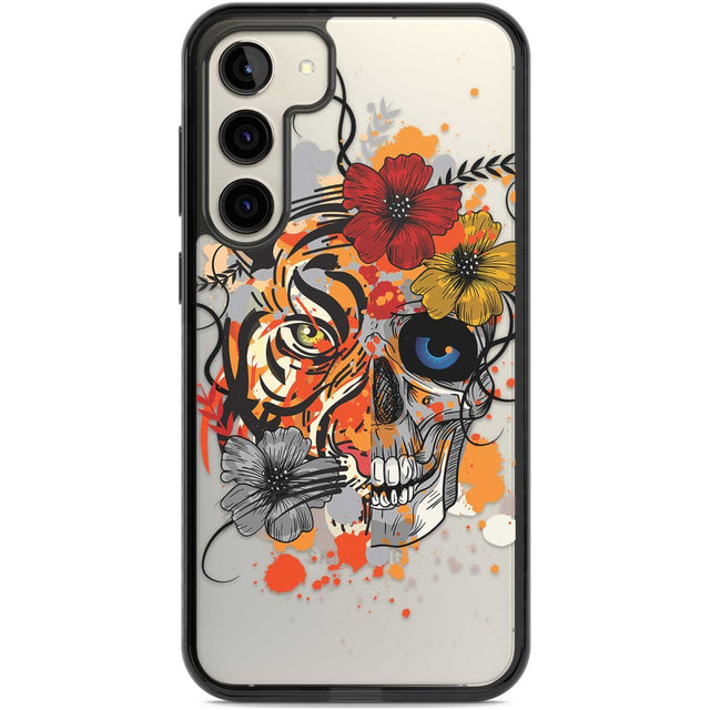 Sugar Skull Tiger Floral