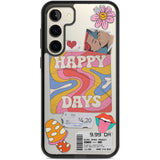 Groovy Trip Phone Case Samsung S22 Plus / Black Impact Case,Samsung S23 Plus / Black Impact Case Blanc Space