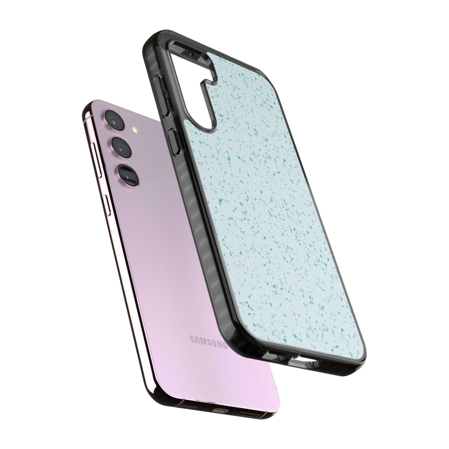 Light Blue Terrazzo Pattern