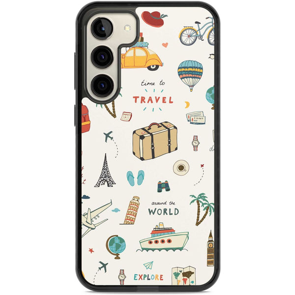 Cute Travel Pattern Cream