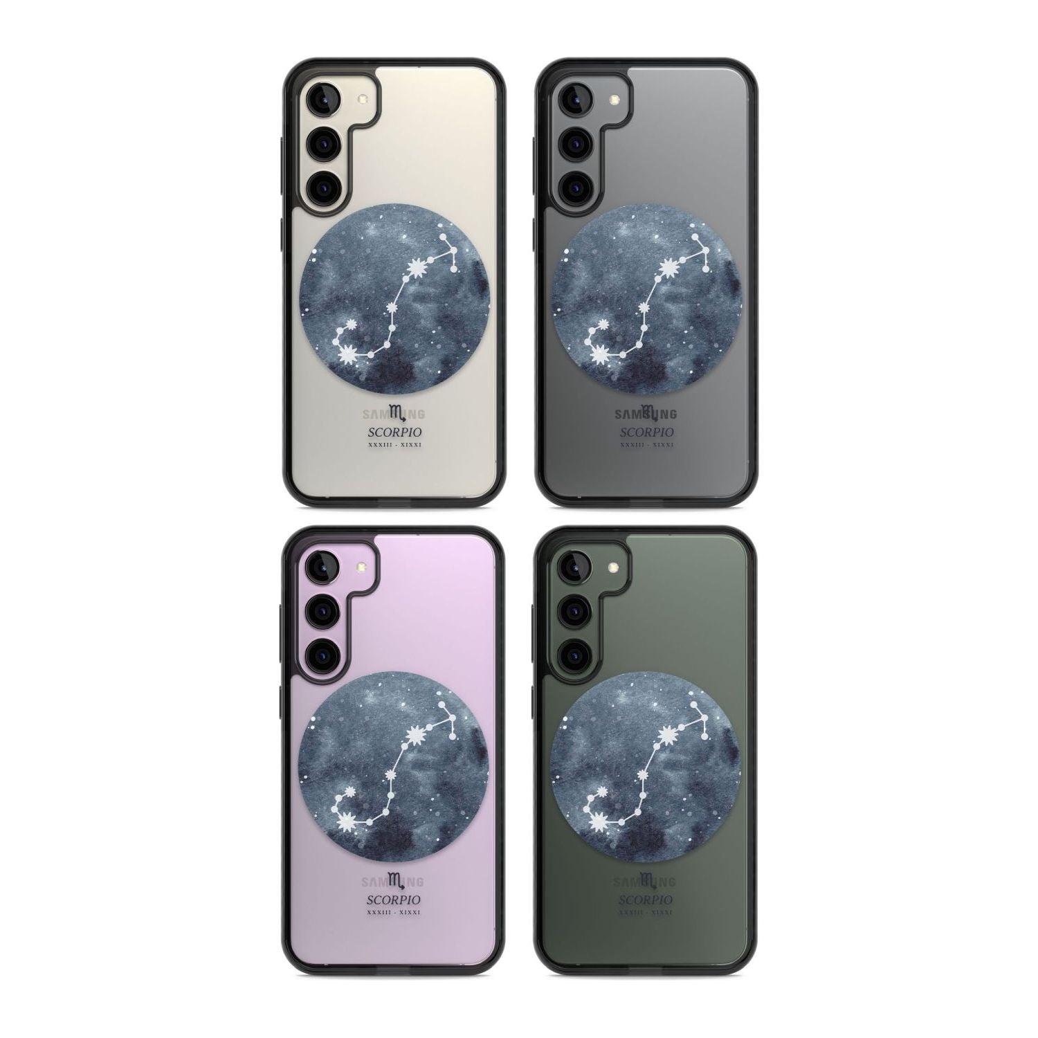 Scorpio Zodiac Blue