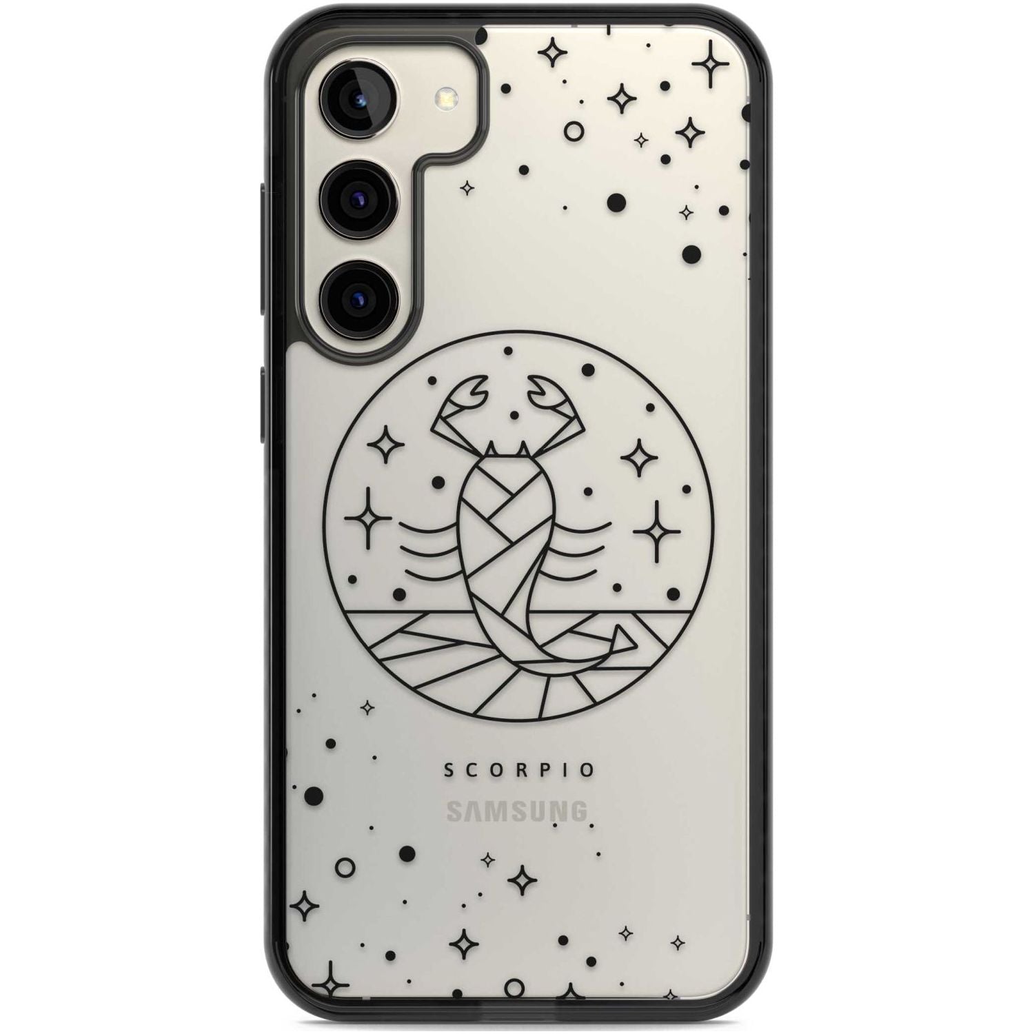 Scorpio Emblem Cosmic Design