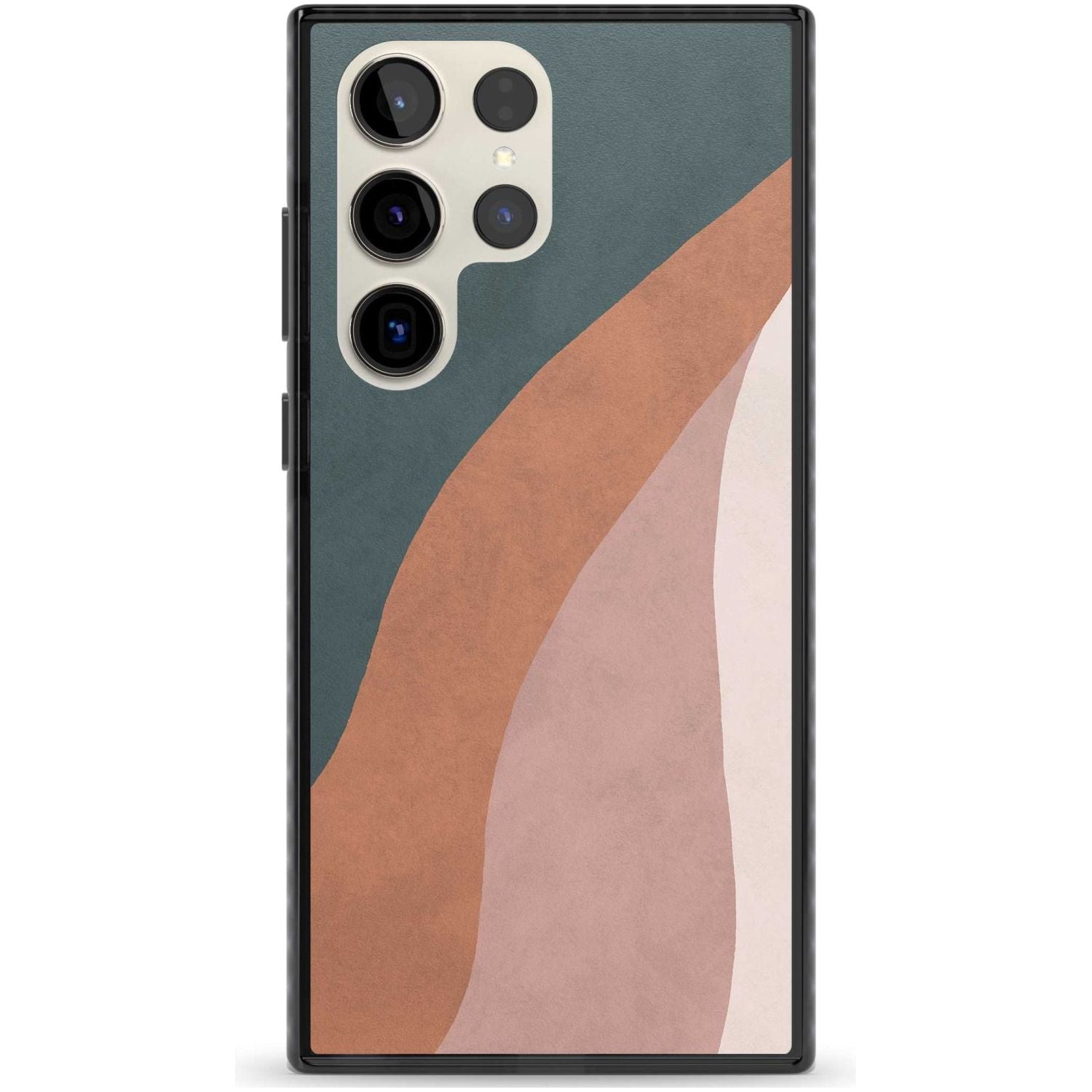 Lush Abstract Watercolour: Design #7 Phone Case Samsung S22 Ultra / Black Impact Case,Samsung S23 Ultra / Black Impact Case Blanc Space
