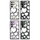 Hand-Drawn Hearts Impact Phone Case for Samsung Galaxy S24 Ultra , Samsung Galaxy S23 Ultra, Samsung Galaxy S22 Ultra