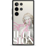 ILLUSION Phone Case Samsung S22 Ultra / Black Impact Case,Samsung S23 Ultra / Black Impact Case Blanc Space