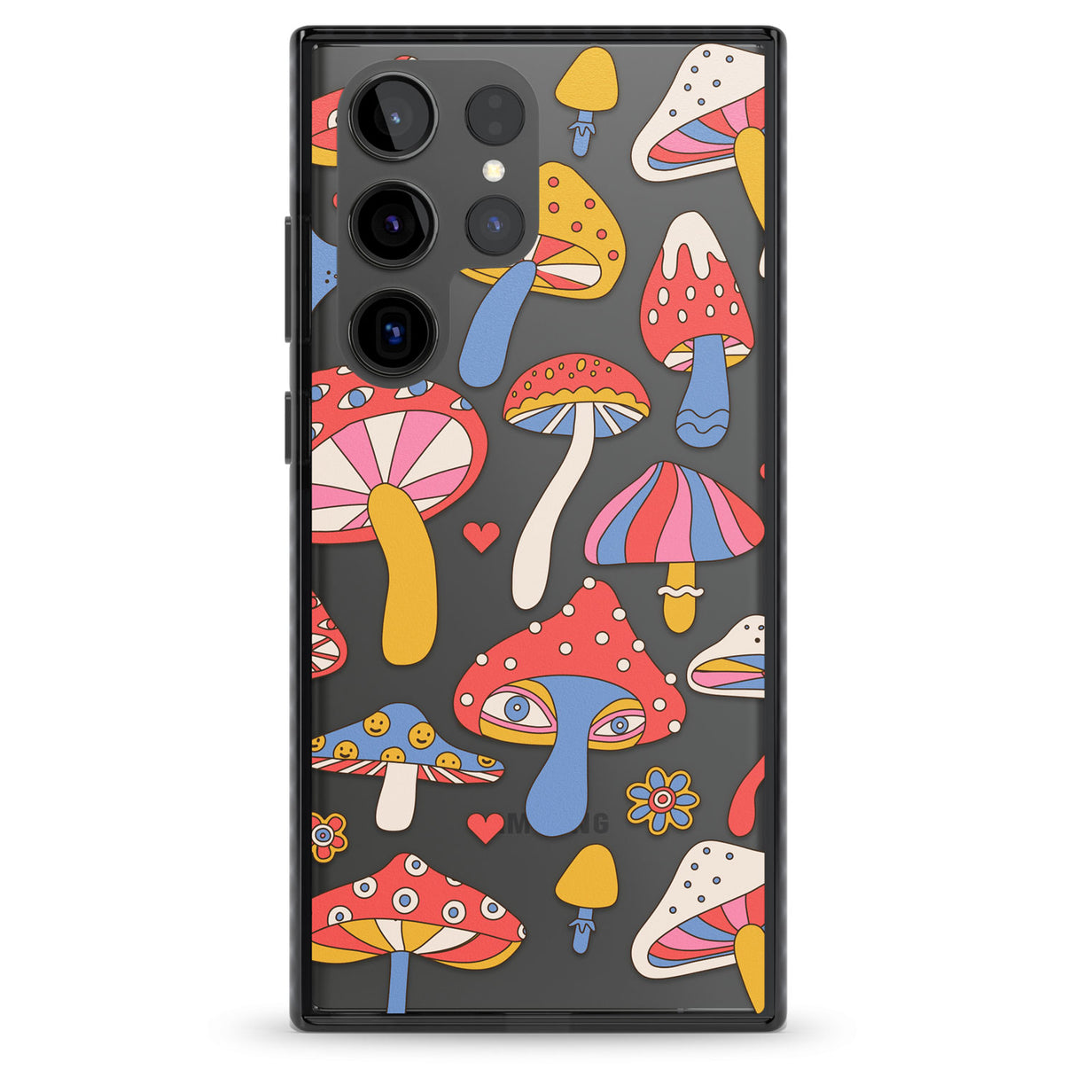 Vibrant Shrooms Impact Phone Case for Samsung Galaxy S24 Ultra , Samsung Galaxy S23 Ultra, Samsung Galaxy S22 Ultra
